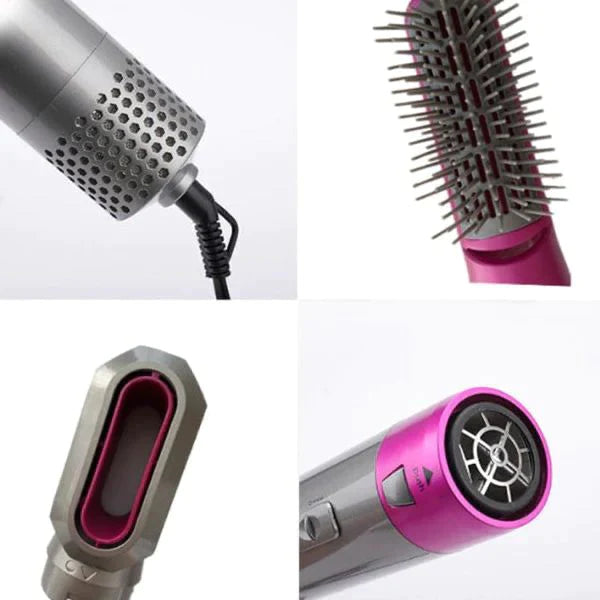 5 in 1 Air Wrap (1000W Hot Air Brush + Hair Styler + Hair Straightening Brush + Automatic Curler)
